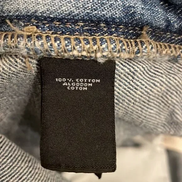 DKNY Denim Straight Leg Blue Jeans Mens 38x32 Medium Wash - Picture 9 of 12